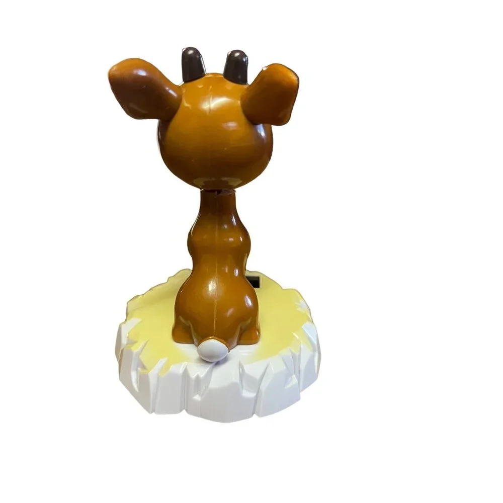 Rudolph Reindeer Nodding Head Solar Activated Figure